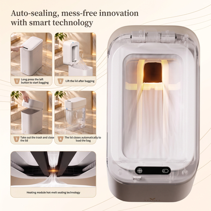Velora EverFresh V2 | Luxury Smart Bathroom Disposal Bin