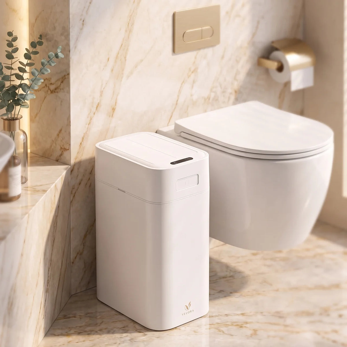 Velora EverFresh V2 | Luxury Smart Bathroom Disposal Bin
